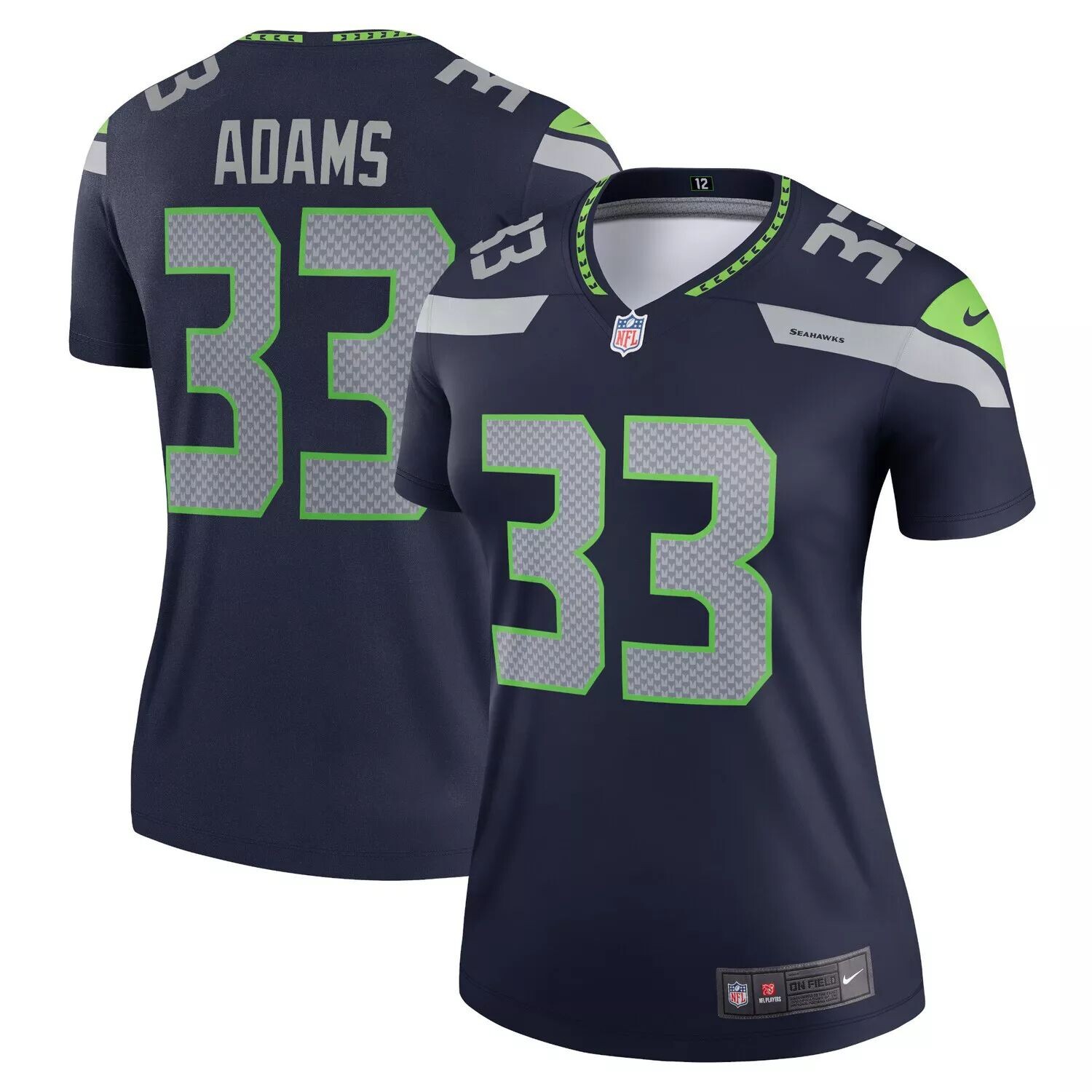 

Женская темно-синяя майка Nike Jamal Adams College Seattle Seahawks Legend Nike, Синий, Женская темно-синяя майка Nike Jamal Adams College Seattle Seahawks Legend Nike