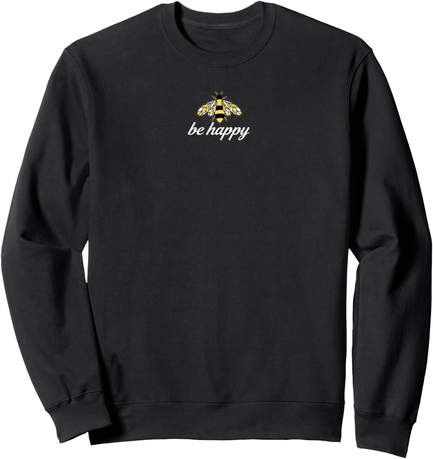 

Толстовка Be Happy Bee Icon Center Trendy Apparel, черный