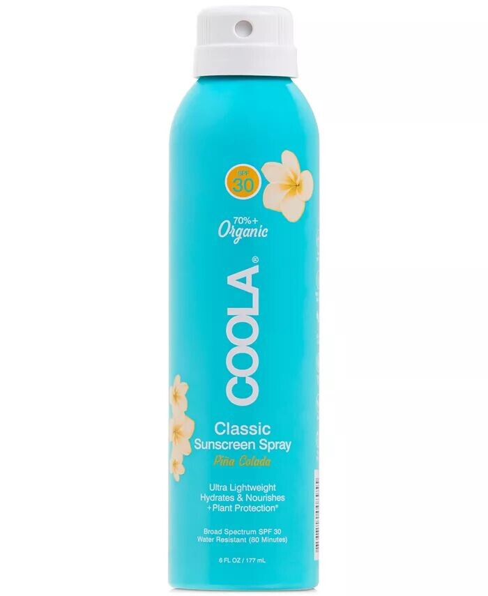 

Классический солнцезащитный спрей для тела SPF 30 — Пина Колада, 6 унций Coola