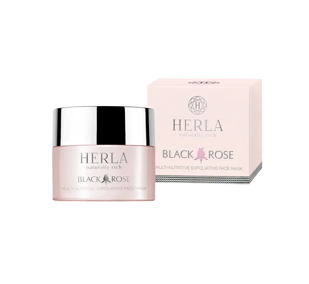 Маска для лица Herla — Омолаживающая - Black Rose, 50 мл — фото 2