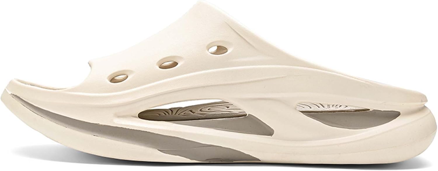 

Мужские и женские семейные туфли с толстой подошвой с ощущением «какашки», большого размера, с протекающими шлепанцами для душа Generic, хаки