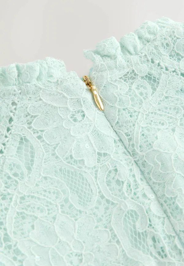 Элегантное платье с пайетками, прямого кроя. Baker By Ted Baker, Mint Green — фото 4