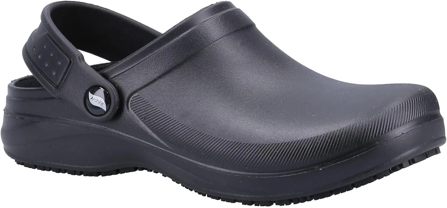 Мужские деревянные туфли Skechers Riverbound SRC, Black Injection Eva — фото 3