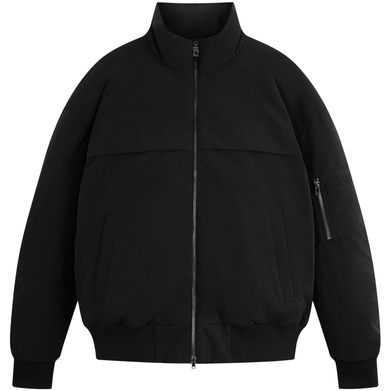 Calvin Klein Куртка пуховик мужская весенняя красная, UB1-Space Black — фото 3