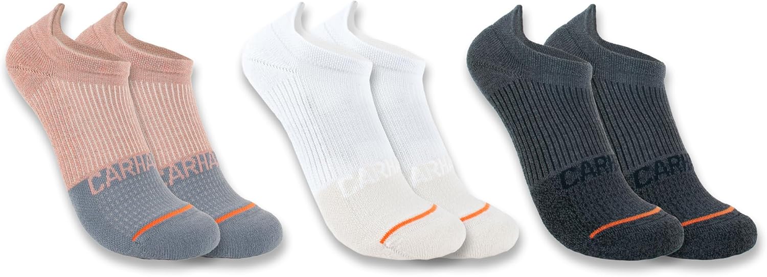 

Carhartt женские носки Midweight No Show, набор из 3 пар, Assorted 1