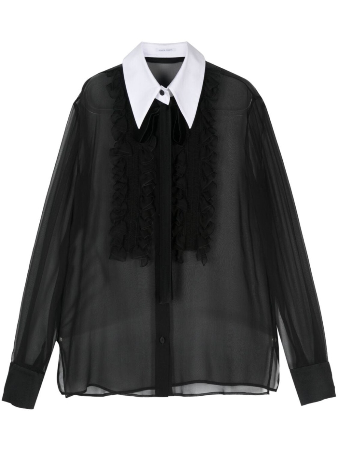

Alberta Ferretti шелковая рубашка, черный