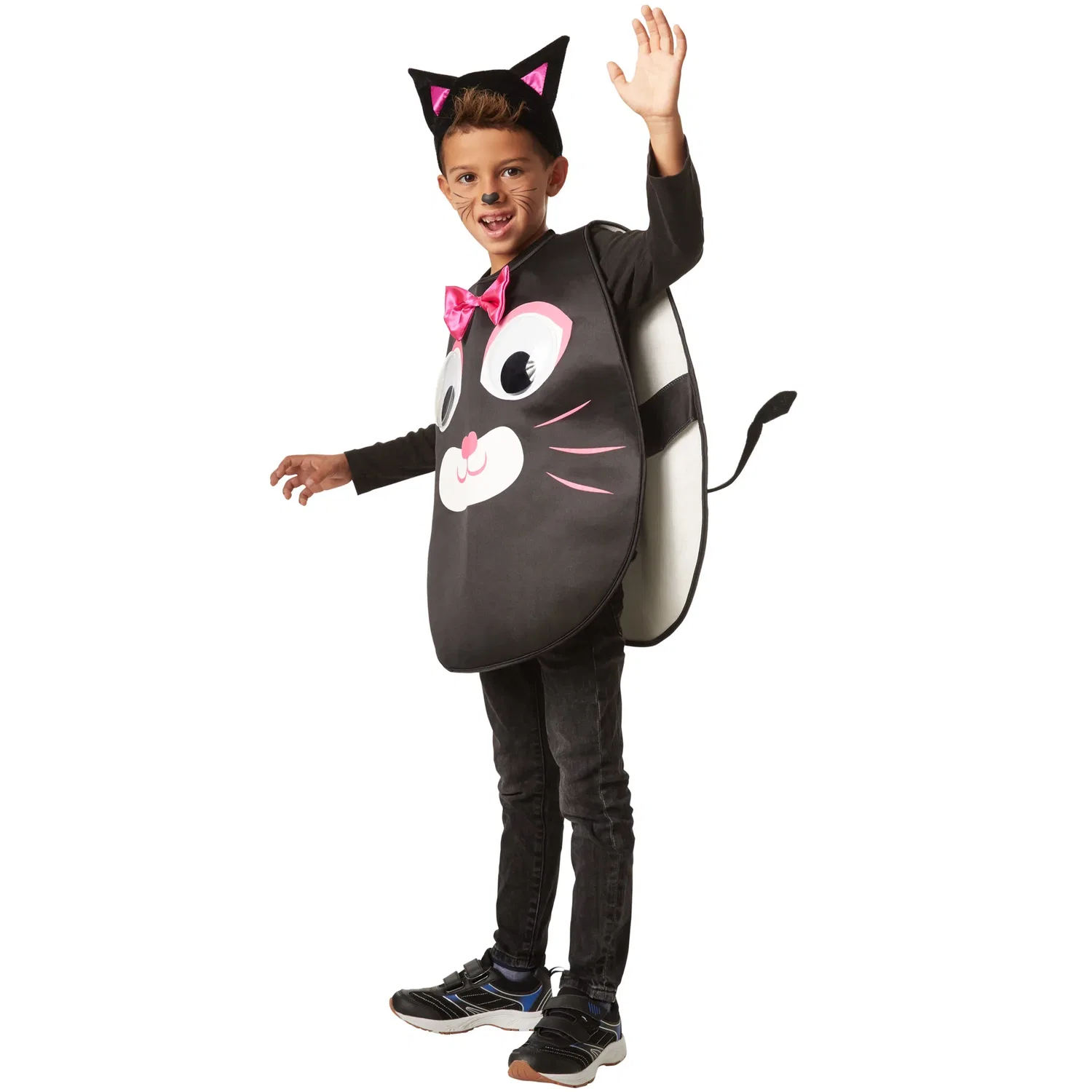 Костюм детский Cartoon Katze, Tectake, черный/розовый — фото 3