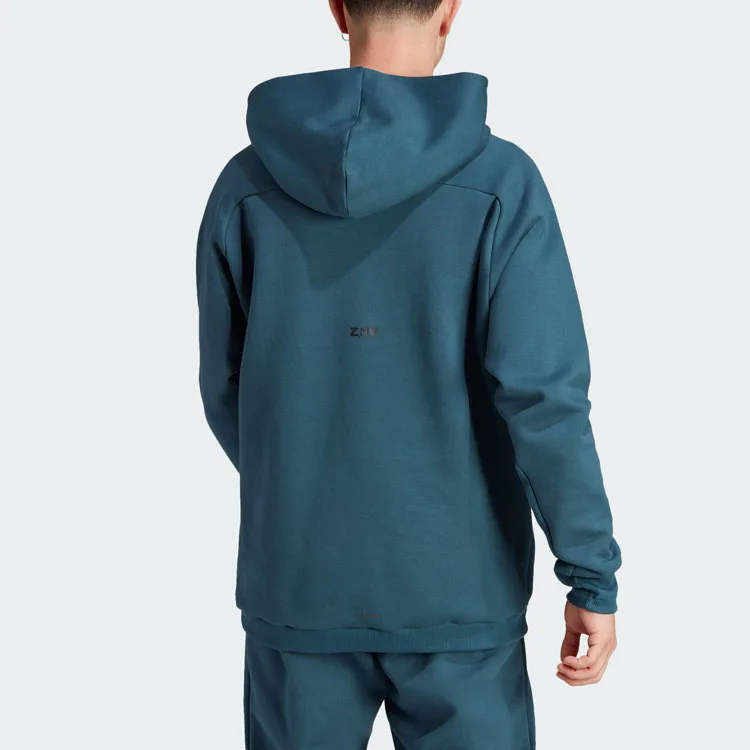 Adidas Толстовка Z.N.E с капюшоном мужская, цвет Arctic Ocean Blue — фото 3