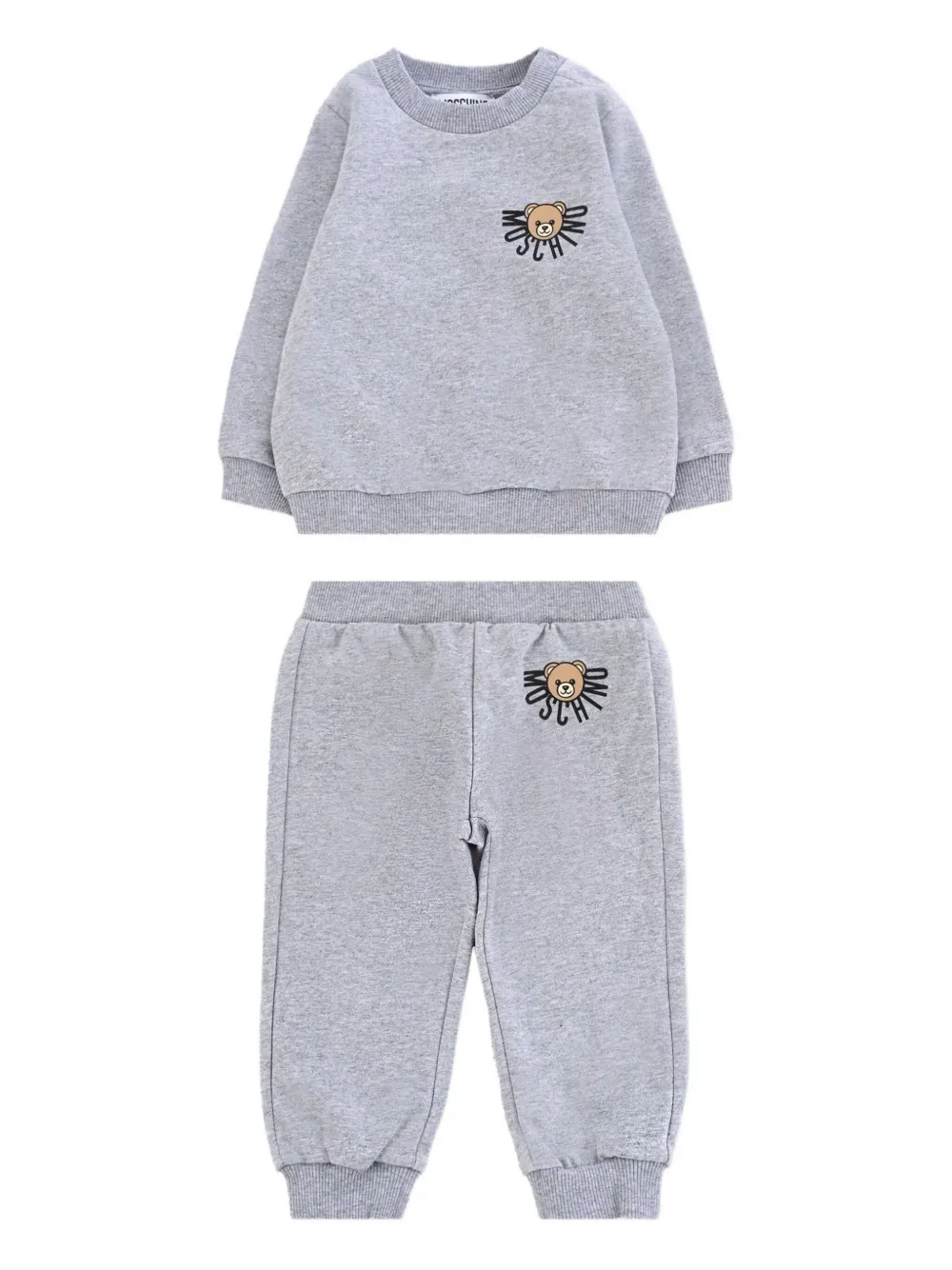 

Спортивный костюм с принтом Teddy Bear Moschino Kids, серый
