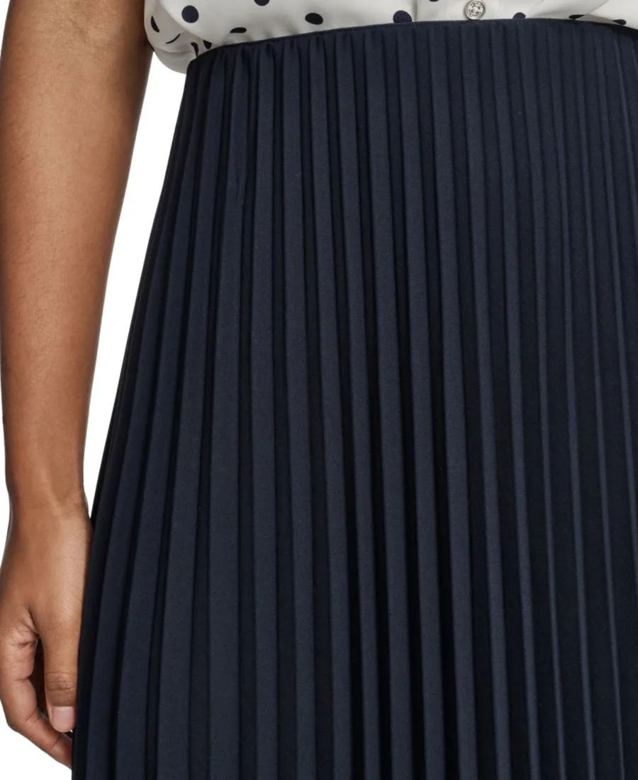 Женская плиссированная юбка на резинке Tommy Hilfiger, Midnight — фото 4