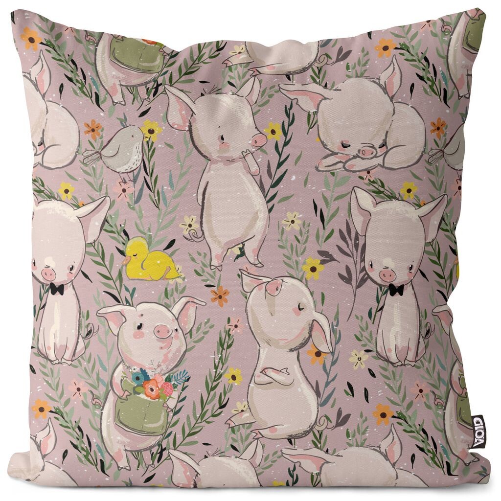 

Детский чехол на подушку VOID piggy, чехол из полиэстера, водонепроницаемый, для улицы и дома, размер подушки: 60 x 60 см