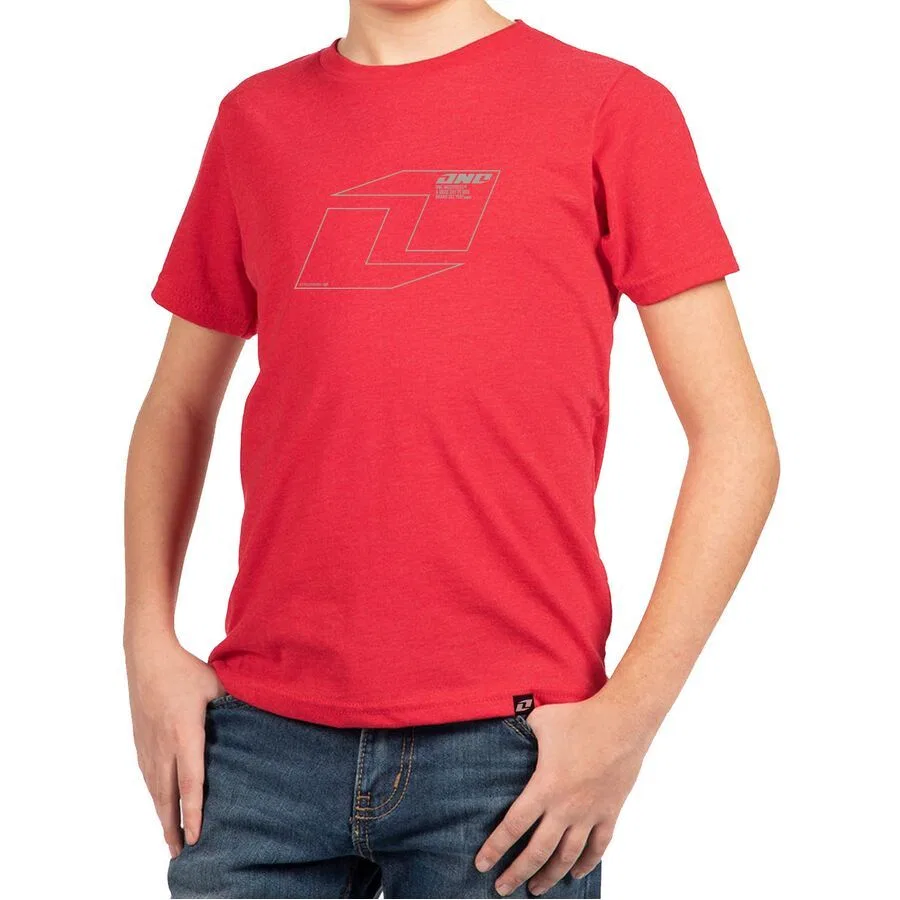 Молодежная векторная футболка One Industries, Red