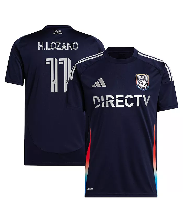 

Мужская футболка Hirving Lozano Navy San Diego FC 2025 State of Flow реплика игровой формы adidas