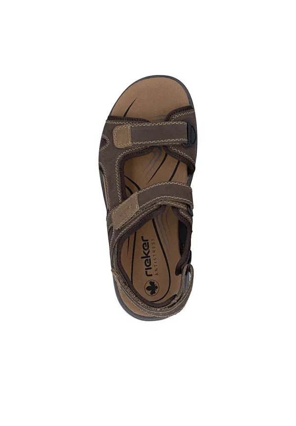 Сандалии Rieker walking sandals, коричневый — фото 4