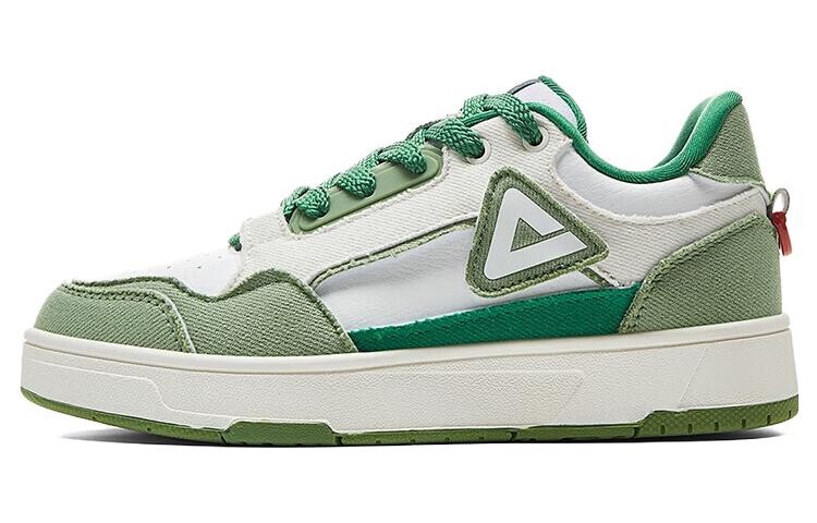 

Кроссовки PEAK State Pole Pictorial Skateboarding Shoes Women's Low-top Greenish-white, зеленый