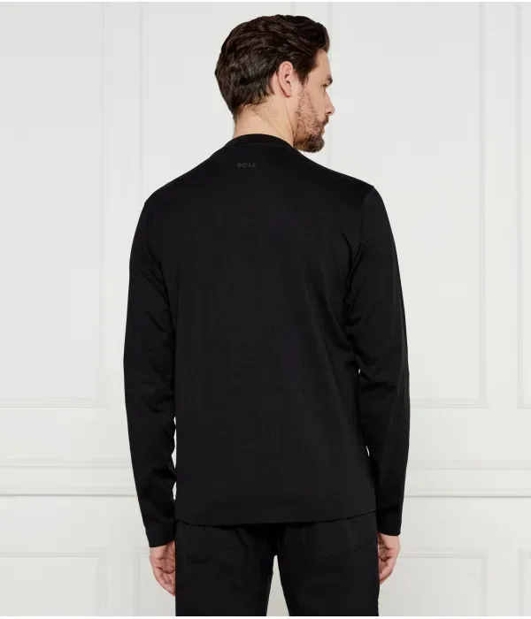 Футболка с длинным рукавом Te_mexlong regular fit Boss Orange, черный — фото 3