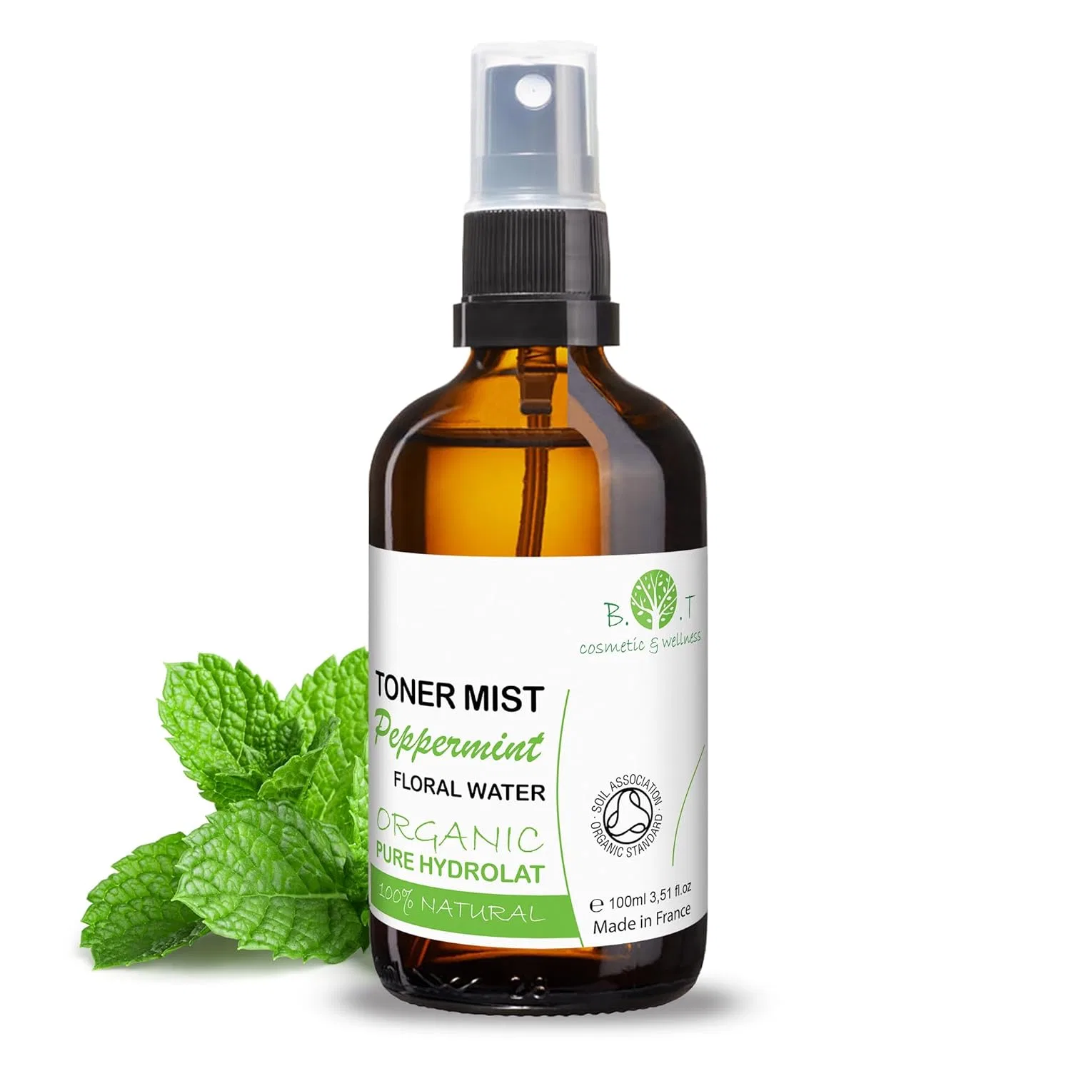 Органическая мятная вода от B.O.T cosmetic & wellness, 100 мл B.O.T Cosmetic & Wellness