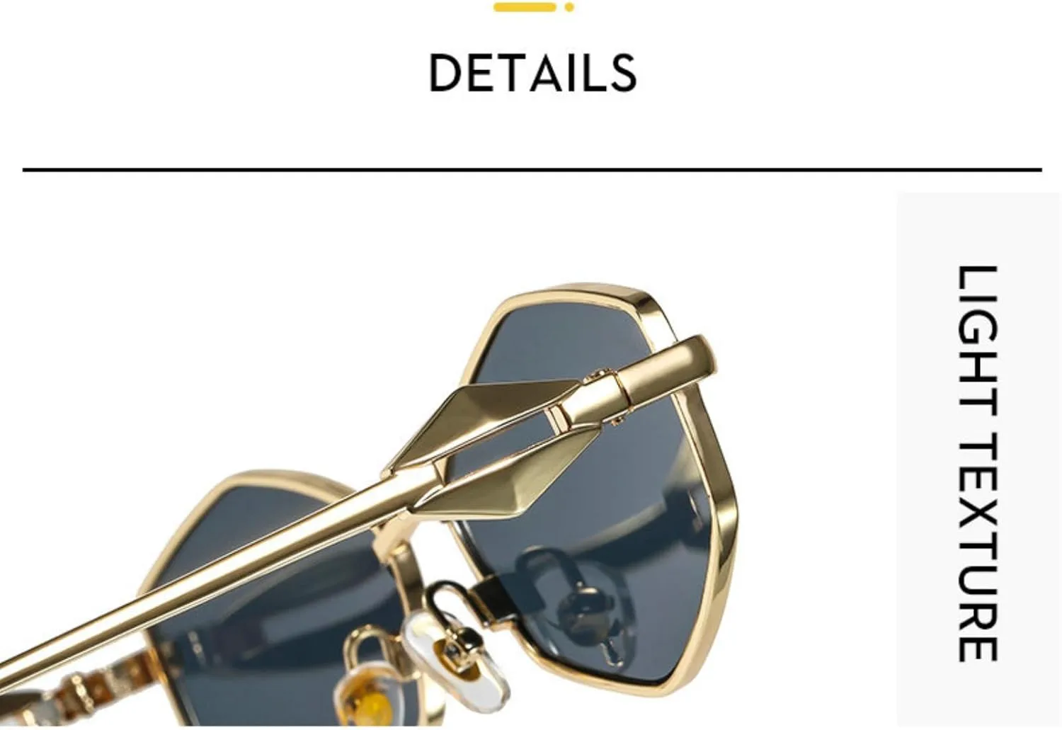 

Солнцезащитные очки Willochra Fashion Hexagon для женщин в золотой металлической оправе, с оправой в виде ромба неправильной формы, защита от ультрафиолета UV400, C11