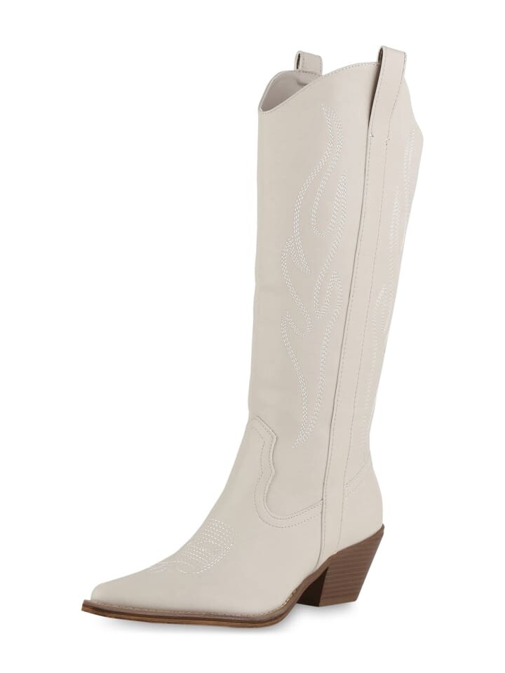 Сапоги VAN HILL Cowboystiefel Chloe, бежевый
