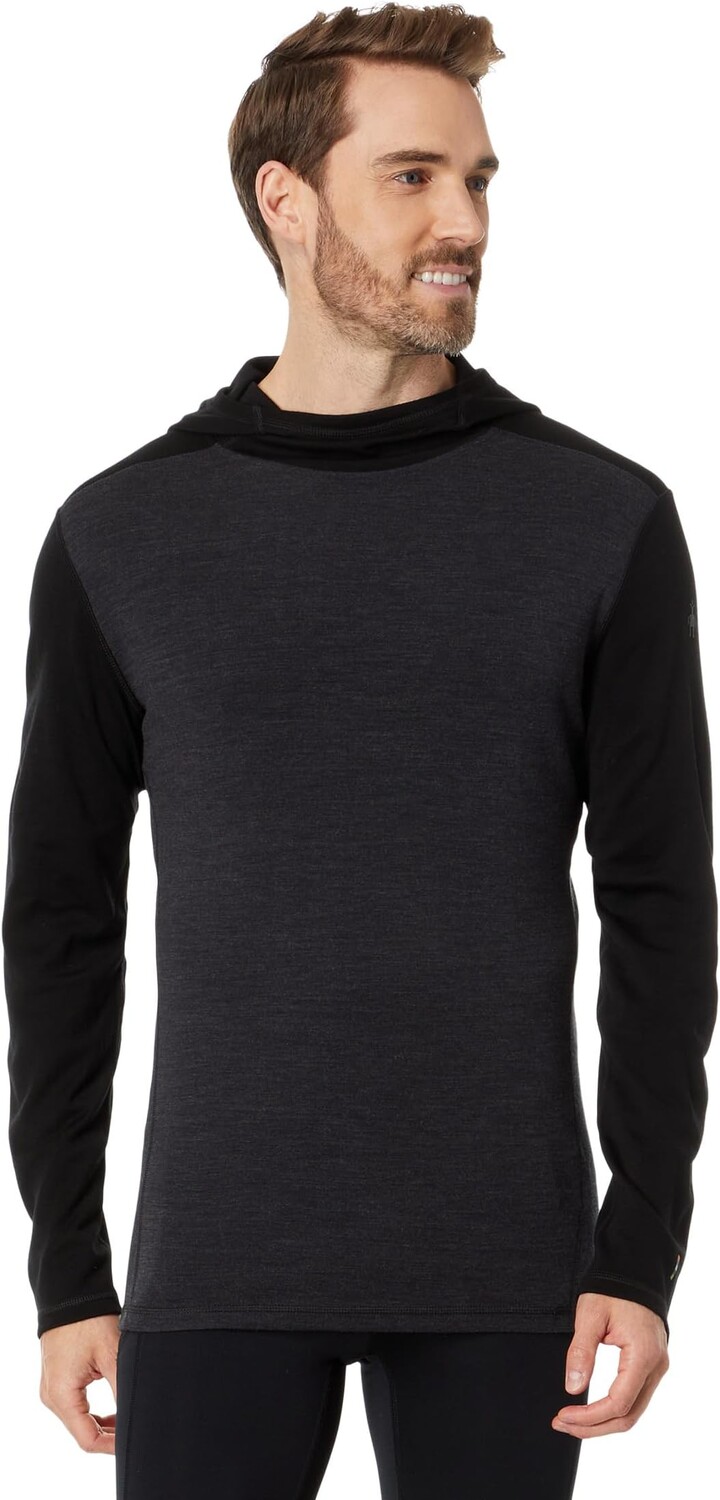 

Толстовка базового слоя Merino 250 Smartwool, цвет Black/Charcoal Heather