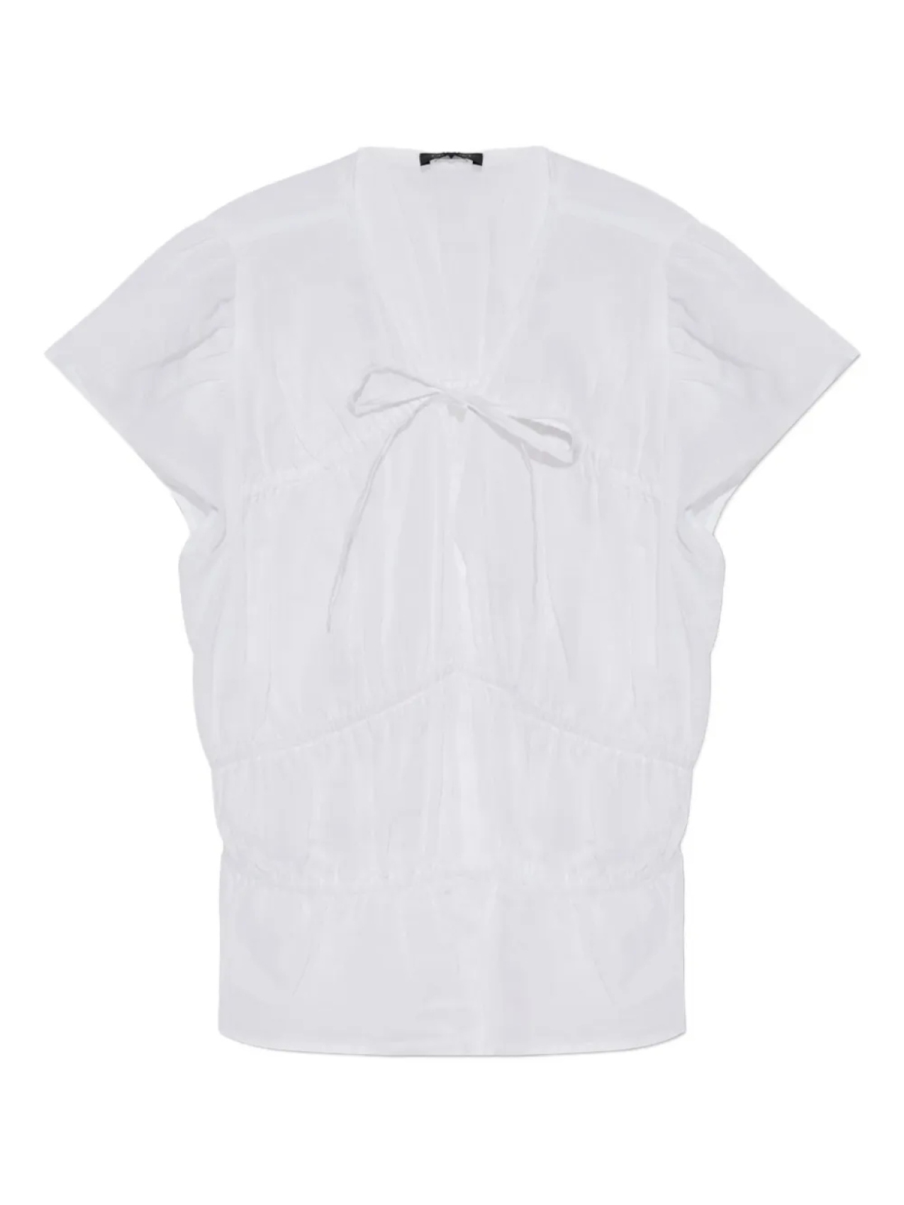 

Блузка с баской и оборками rag & bone, белый