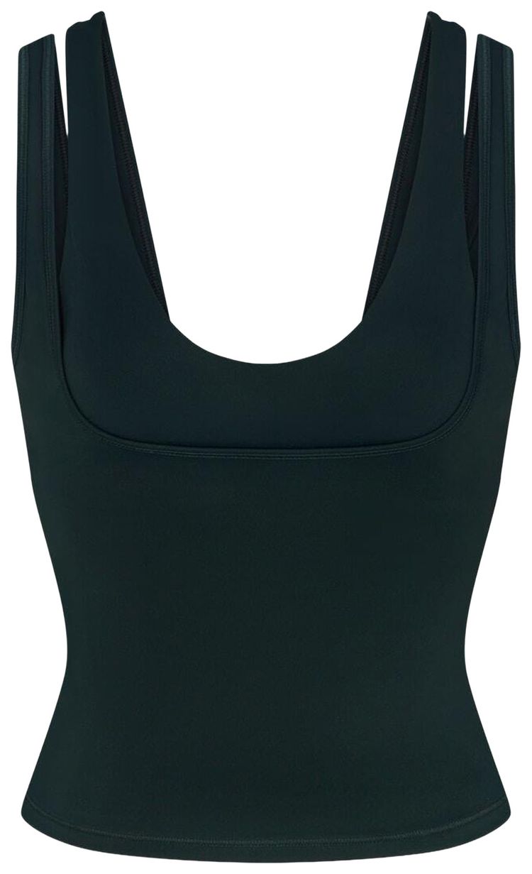 

Топ NikeSKIMS Matte Double-Strap Scoop Tank Top, синий