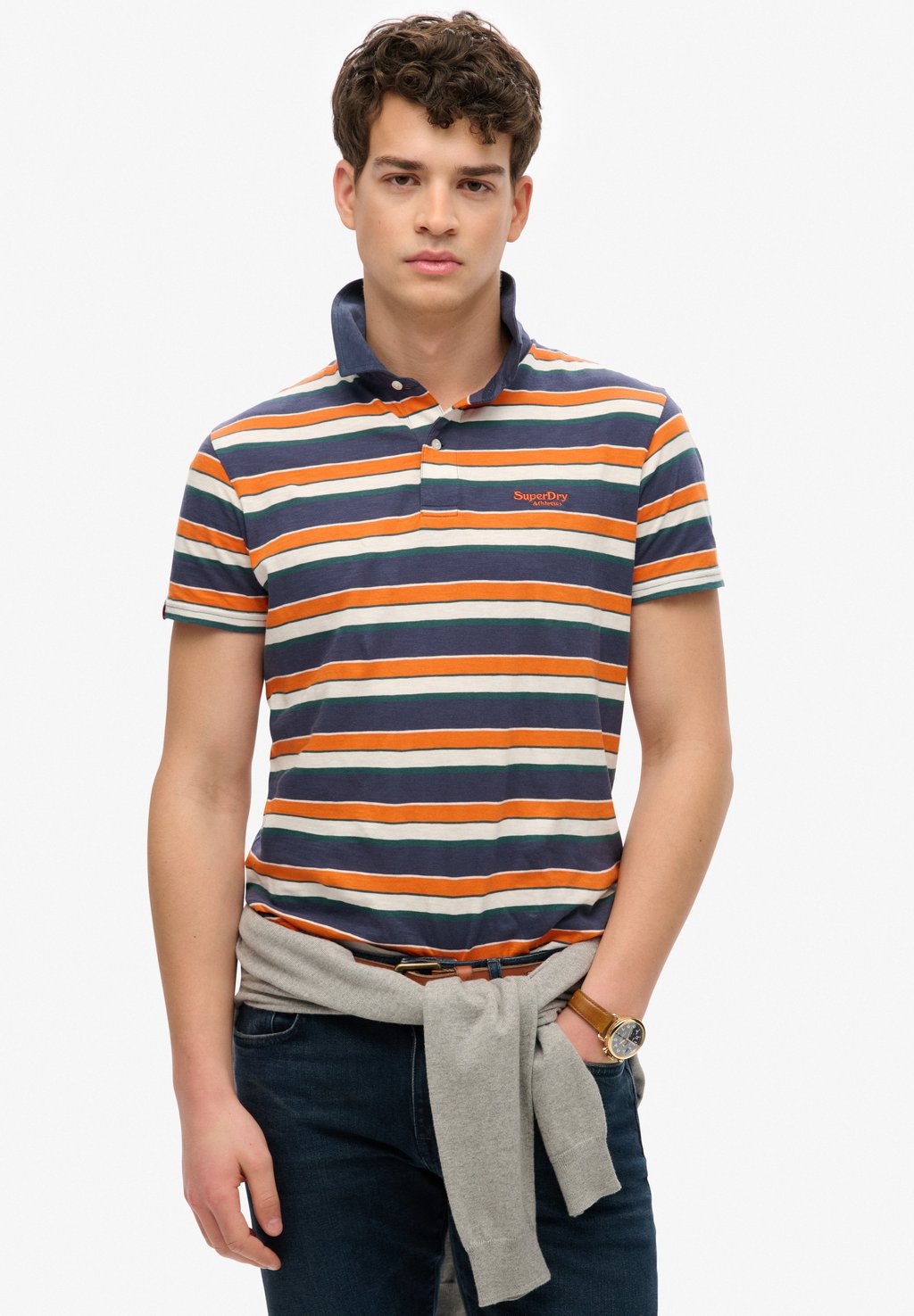 

Рубашка поло Superdry, синий