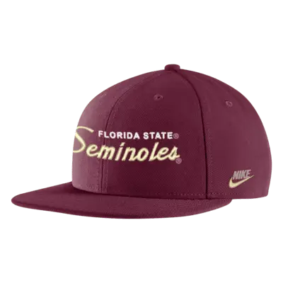 

Бейсболка Nike Florida State College Cap, цвет Team Maroon