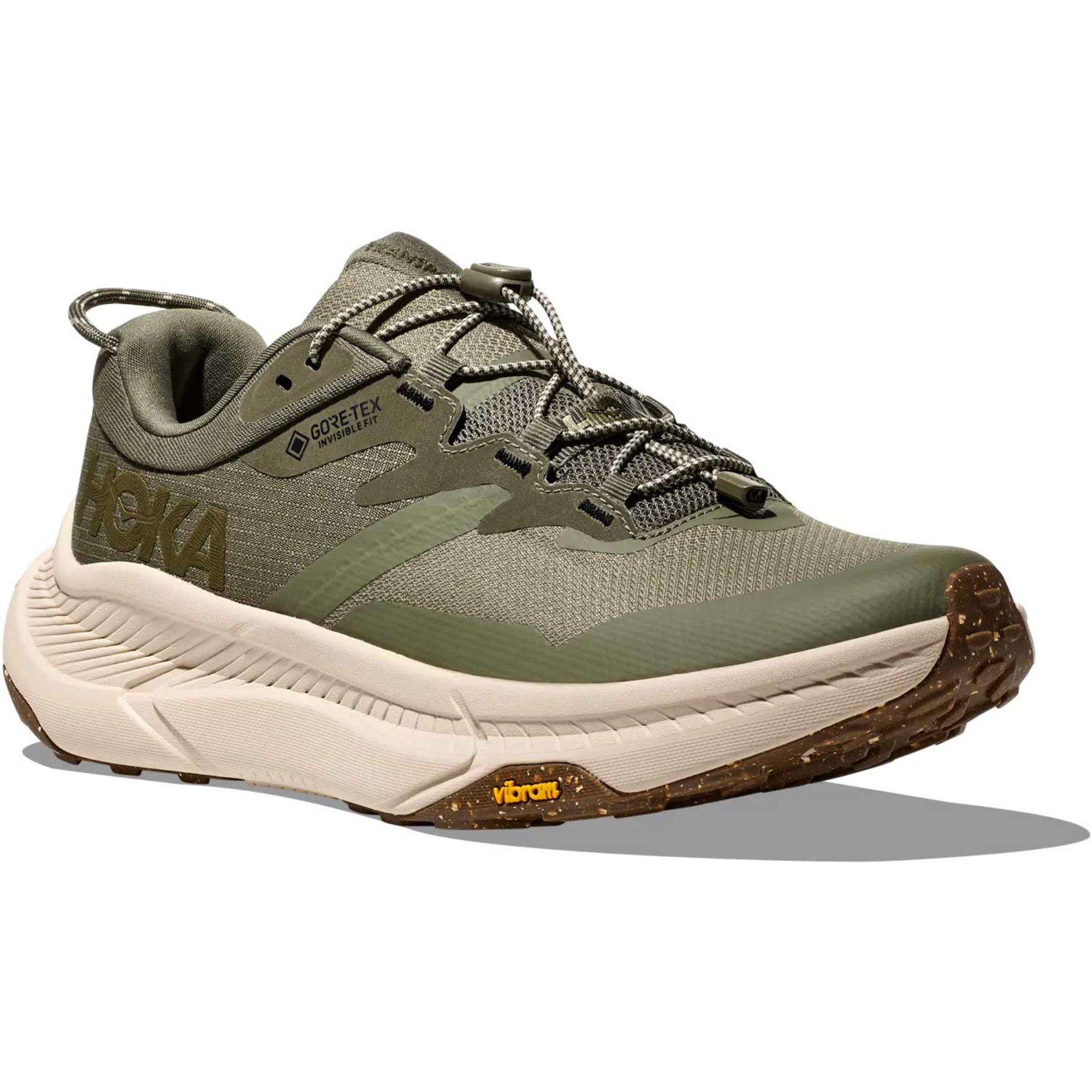 Мужские беговые кроссовки Transport GTX HOKA, Slate/Oat Milk — фото 2