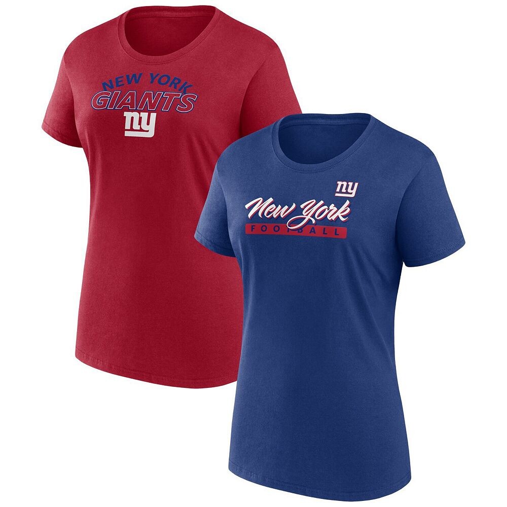 

Комбинированный набор женских футболок Fanatics New York Giants Risk Fanatics Brands - White Label, цвет Gia Blue