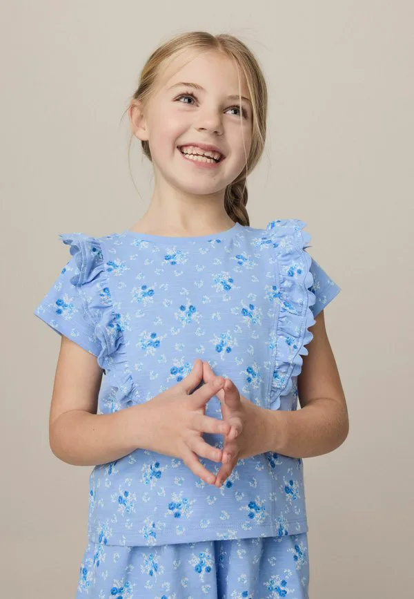 Футболка с принтом Laura Ashley, Pink Blue — фото 2