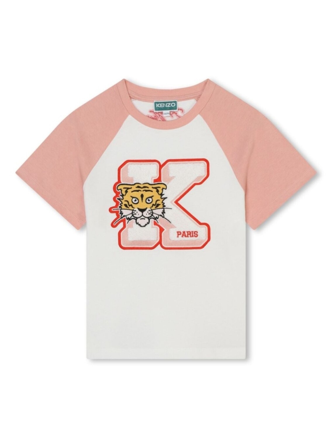 

Kenzo Kids футболка из органического хлопка с принтом Tiger, белый