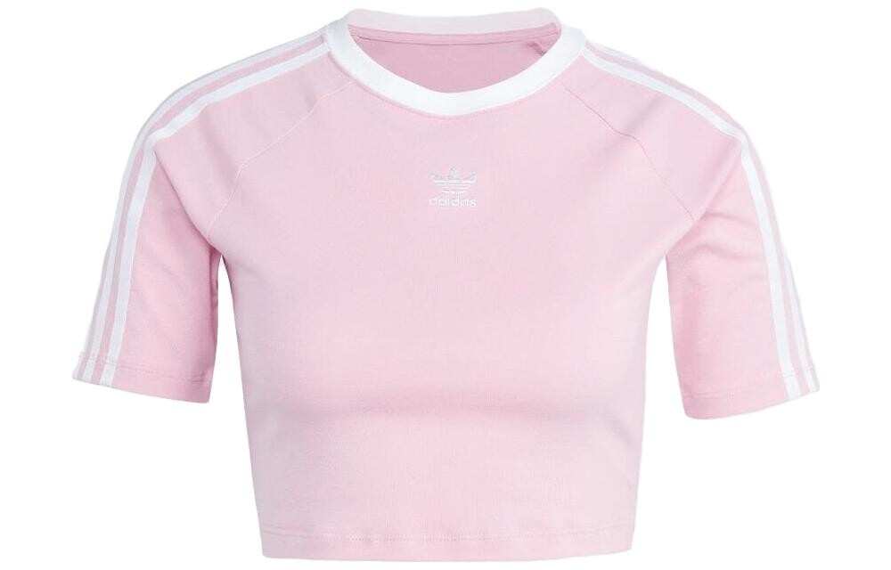 

Футболка ADICOLOR THREE STRIPES женская розовая Adidas Originals