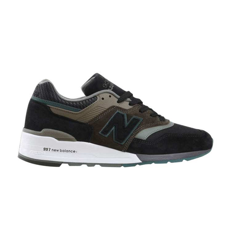 

Кроссовки 997 Made In USA 'Black Olive', черный