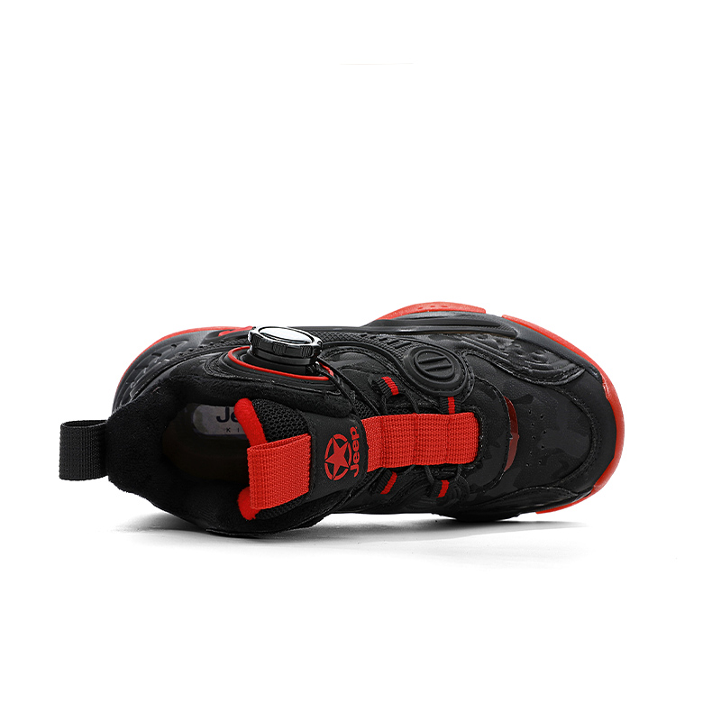 Jeep Кроссовки Mid top Running Shoes черные красные детские — фото 3