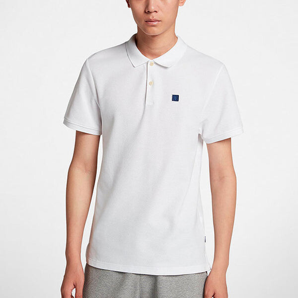 Футболка Nike Casual Sports Tennis Short Sleeve Polo Shirt White, белый — фото 3