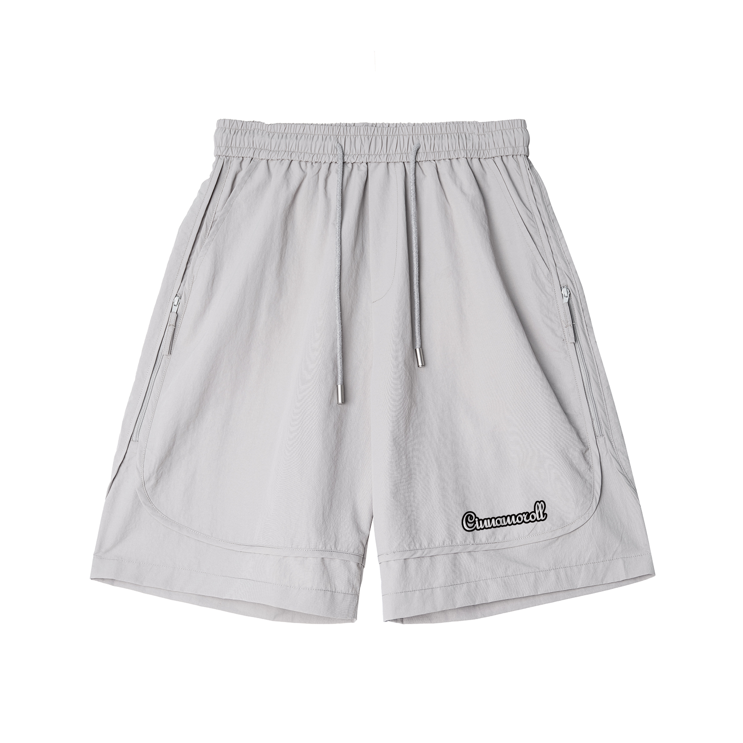 

Шорты повседневные Unisex CINNAMOROLL Yugui Dog Sanrio, светло-серый