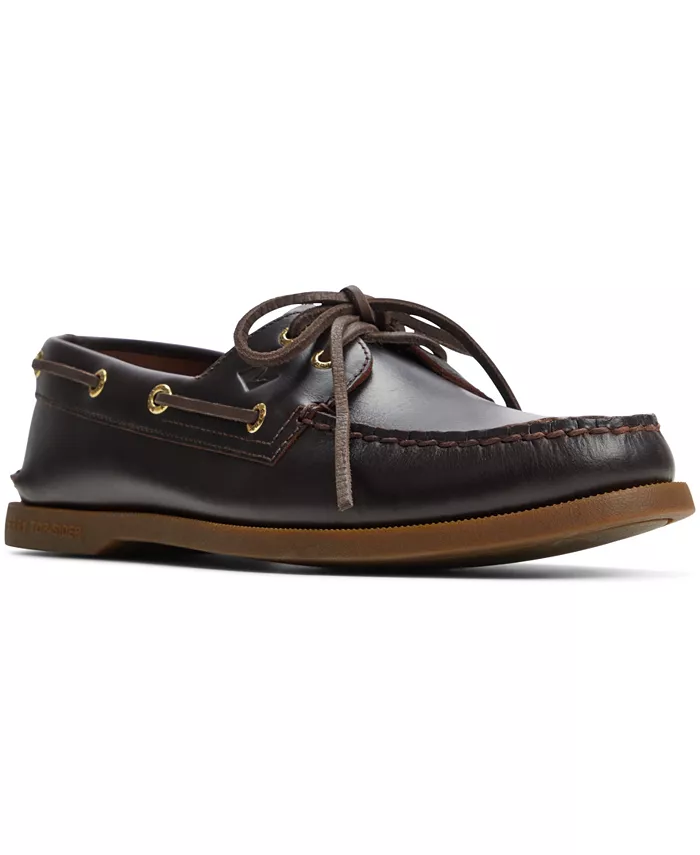 

Мужские классические оригинальные лодочные туфли с 2 отверстиями Authentic Original 2-Eye Boat Shoe Sperry, коричневый