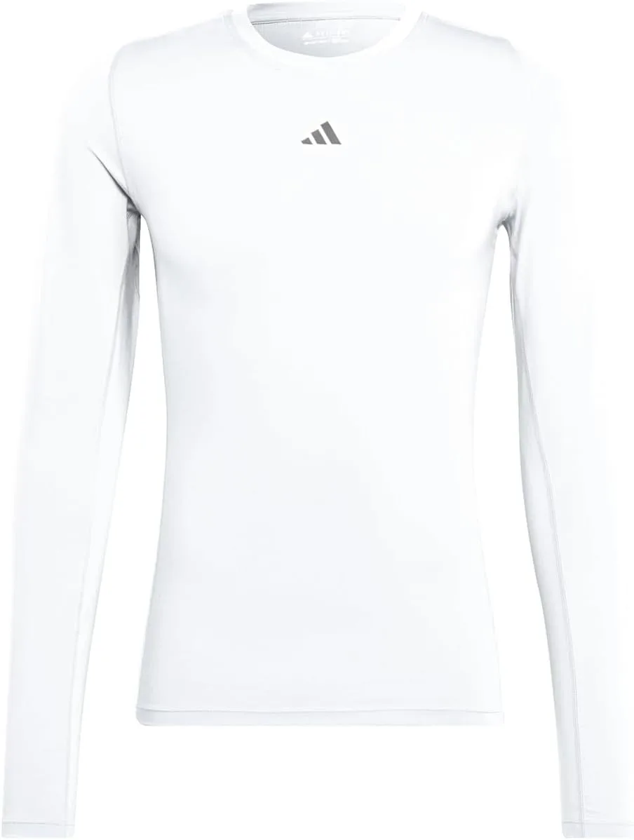 Футболка с длинным рукавом Adidas Techfit, белый