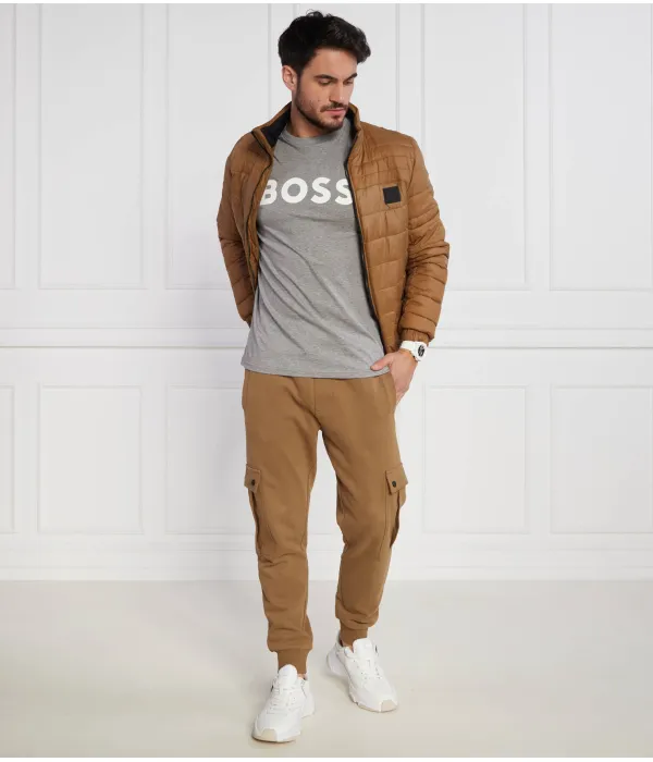 Утепленные спортивные штаны seteam Relaxed fit Boss Orange, коричневый — фото 2