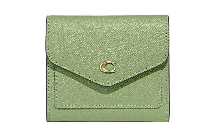 

Кошелек Wyn Leather Women's Grass Green COACH