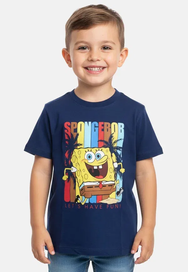 Футболка Schwammkopf Let's Have Fun Shirt, темно-синяя