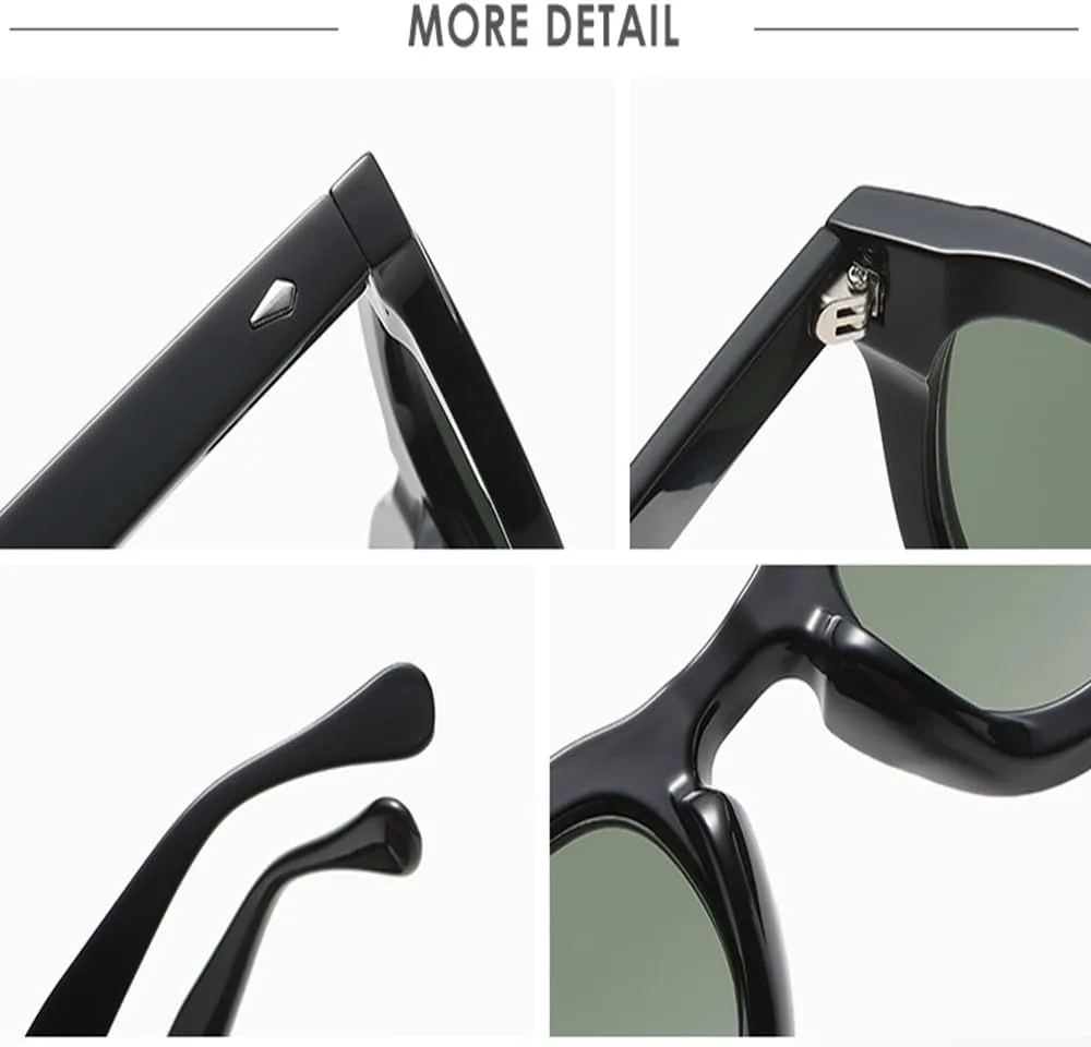 

Солнцезащитные очки 2027 года, овальная оправа, толстая оправа, стильные, разноцветные, классический ретро-стиль, модные, женские MTZJH, Grey Blue Orange