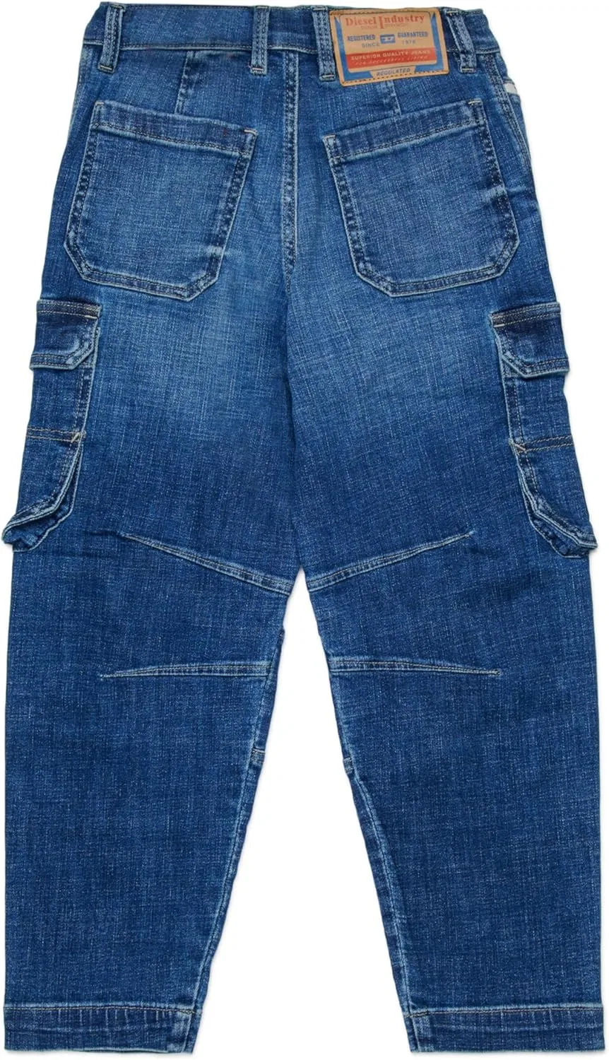 Джинсы Relaxed Fit Cargo Diesel, Blue Denim — фото 2