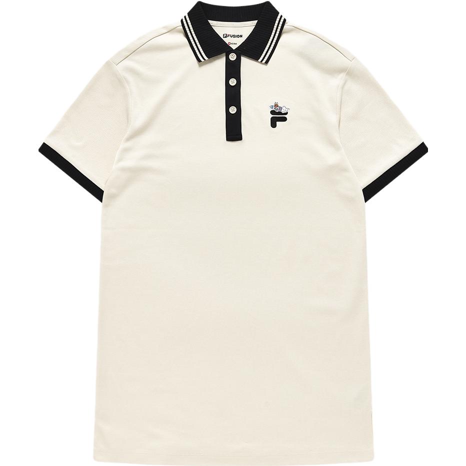 

Платье с короткими рукавами женское цвета лактозы FILA FUSION, Lactose Color