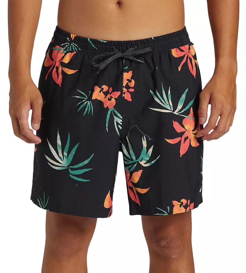 

Мужские шорты Quiksilver Mix Volley на каждый день, 17 дюймов, с эластичной резинкой на талии, черный