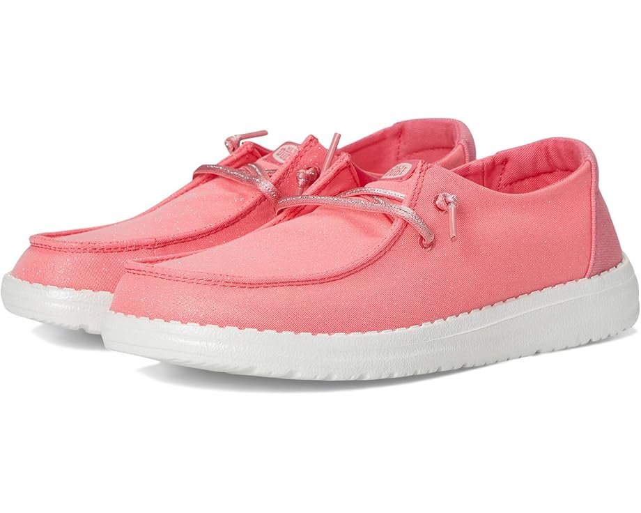 

Лоферы Hey Dude Kids Wendy Stardust, цвет Plumeria Pink