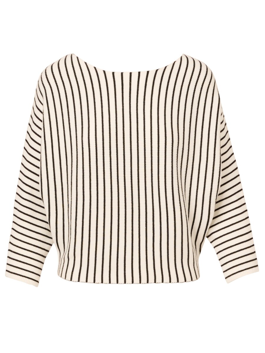 

Свитер Adrianna Papell Crew Neck Vertical Striped Long Dolman Sleeve Rib, белый