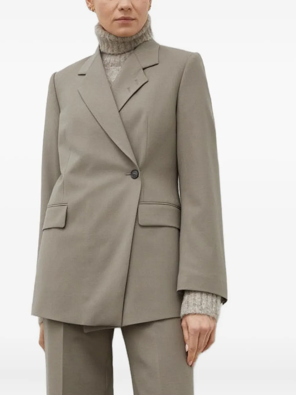 

Двубортный пиджак с заостренными лацканами Tiger Of Sweden, зеленый