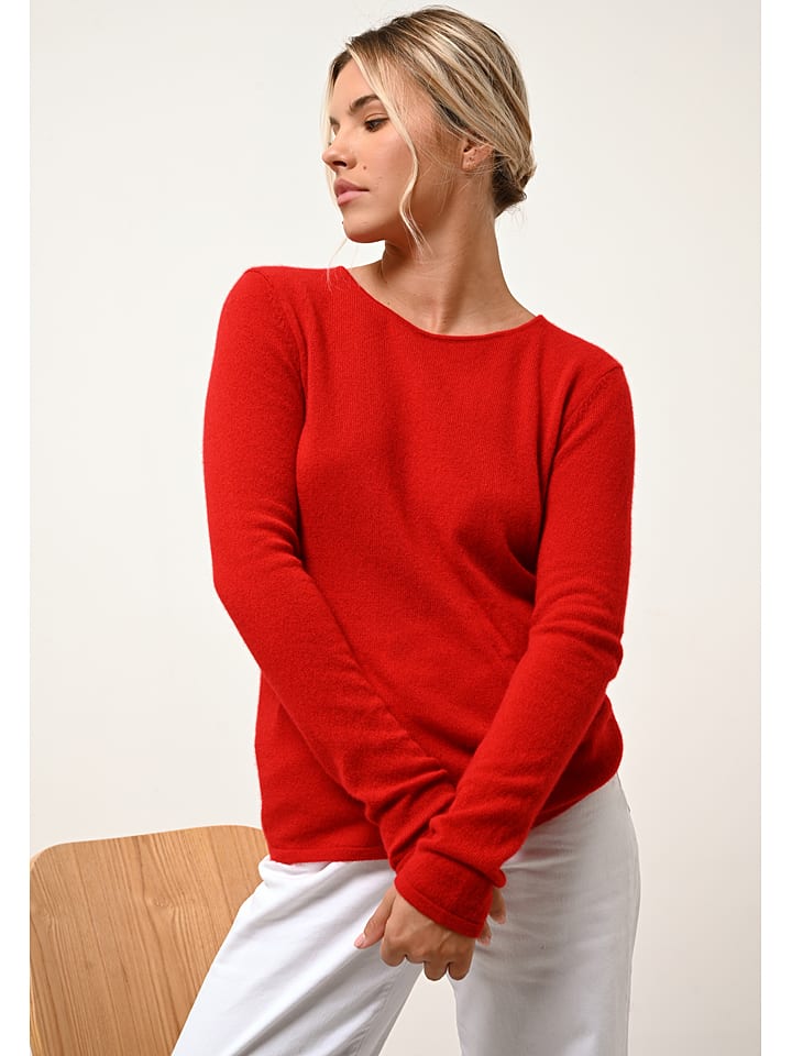 

Кашемировый пуловер Just Cashmere, красный